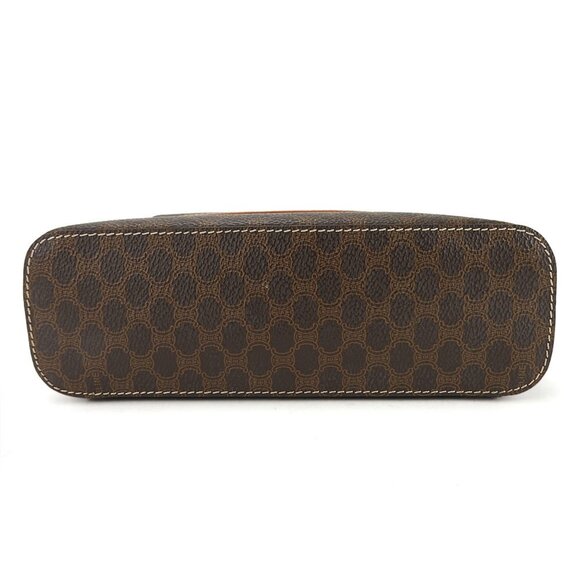 CELINE Brown Leather Vanity Bag - Picture 4 of 11